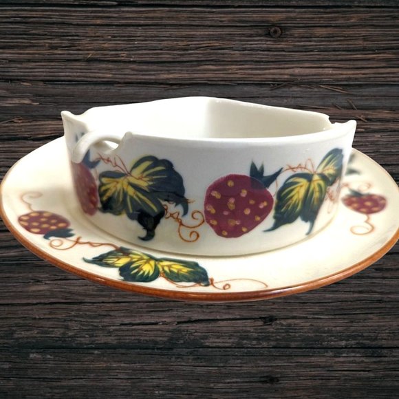 Fred Roberts MCM Vintage 1950s Marmalade Condiment Divided Serving Dish No Lid - Picture 4 of 10
